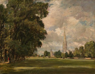 Die Kathedrale von Salisbury von Lower Marsh Close, 1820 von John Constable