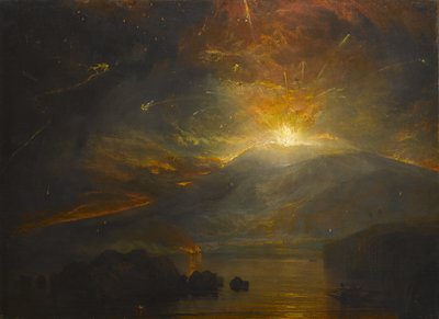 Die Eruption der Soufrière-Berge auf der Insel St. Vincent, 30. April 1812, 1815 von Joseph Mallord William Turner