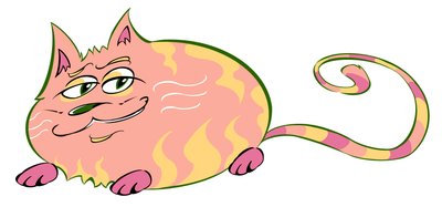 Kurvige Katze Karikatur Von Neale Osborne
