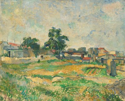 Landschaft bei Paris, c. 1876 von Paul Cézanne
