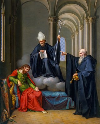 Die Vision von Ugo Capeto von Pietro Nocchi Kunstdruck