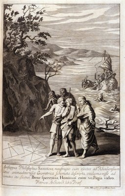 Darstellung von Aristippos von Kyrene (435356 v. Chr.), griechischer