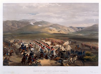 Angriff der schweren Brigade in der Schlacht von Balaklava, 1854