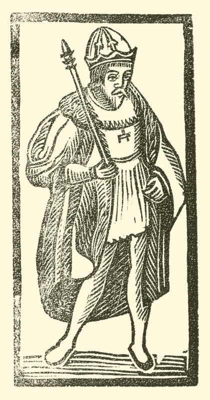 Illustration für The Roxburghe Ballads (Holzschnitt) von (after) English School