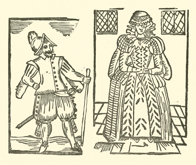 Illustration für The Roxburghe Ballads von (after) English School