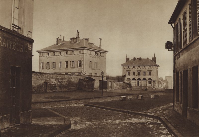 Die Barriere von Italien im Jahr 1866, mit den Pavillons von Ledoux von (after) French Photographer