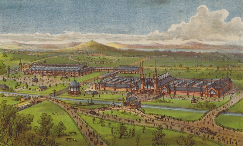 Internationale Ausstellung, Edinburgh, 1890, eröffnet am Donnerstag, 1. Mai, von HRH dem Herzog von Edinburgh, KG von English School