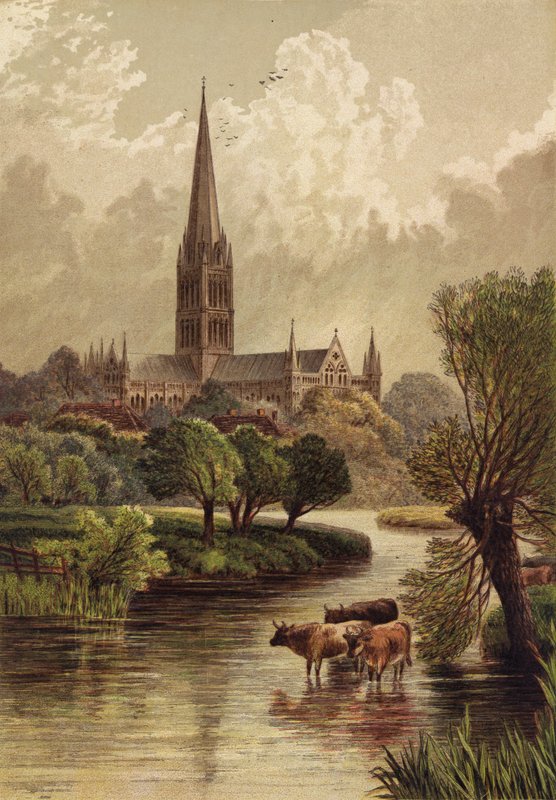 Kathedrale von Salisbury von English School