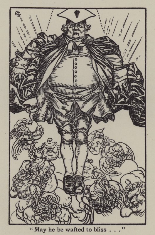 Illustration für Die Essays von Elia von Charles Lamb (Lithographie) von A. Garth Jones
