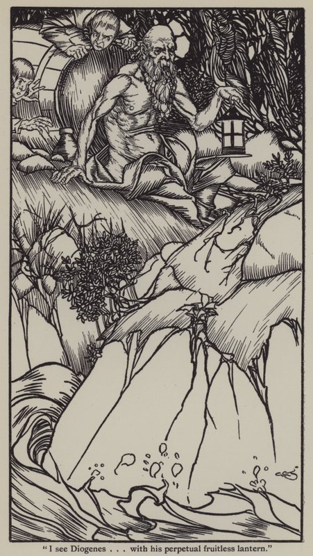 Illustration für The Essays of Elia von Charles Lamb (Lithografie) von A. Garth Jones