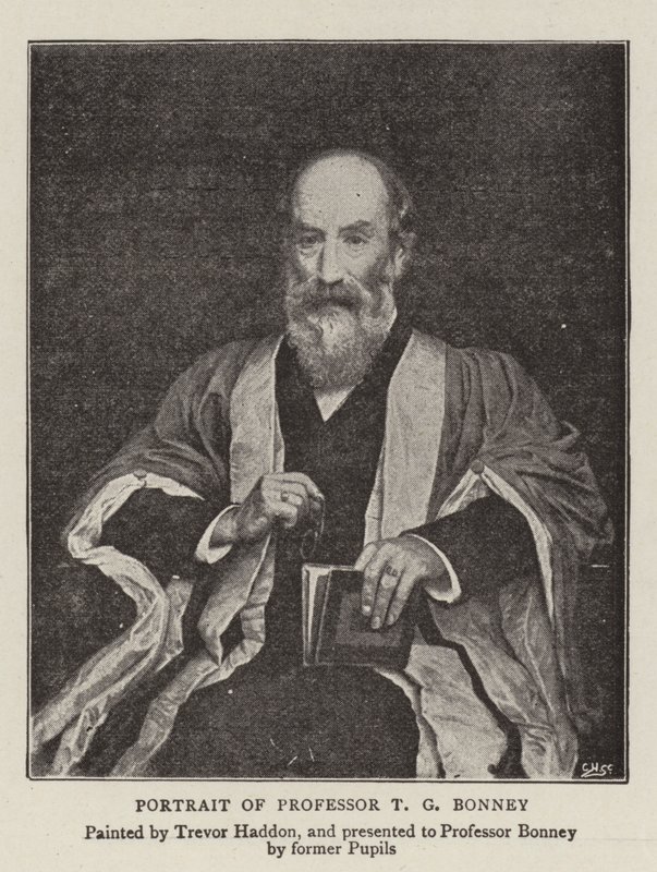 Porträt von Professor T. G. Bonney von A. Trevor Haddon