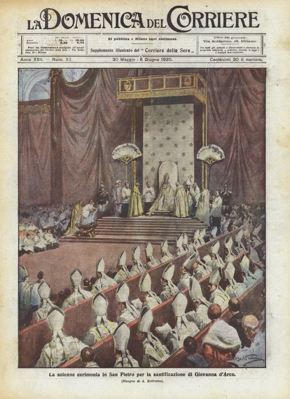 Die feierliche Zeremonie in St. Peter zur Heiligsprechung von Jeanne d