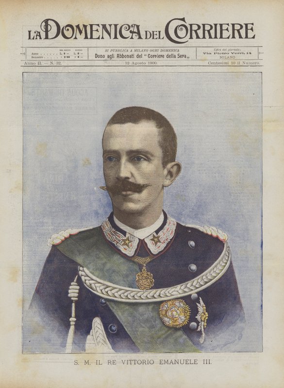 Seine Majestät König Viktor Emanuel III. von Achille Beltrame