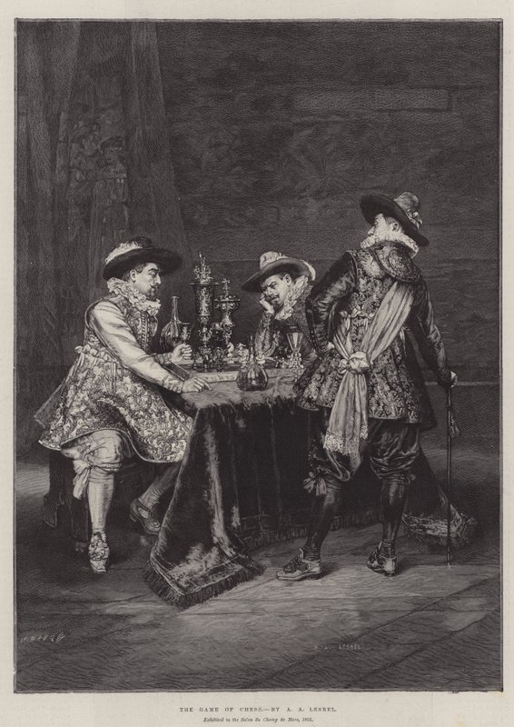 Das Schachspiel von Adolphe-Alexandre Lesrel