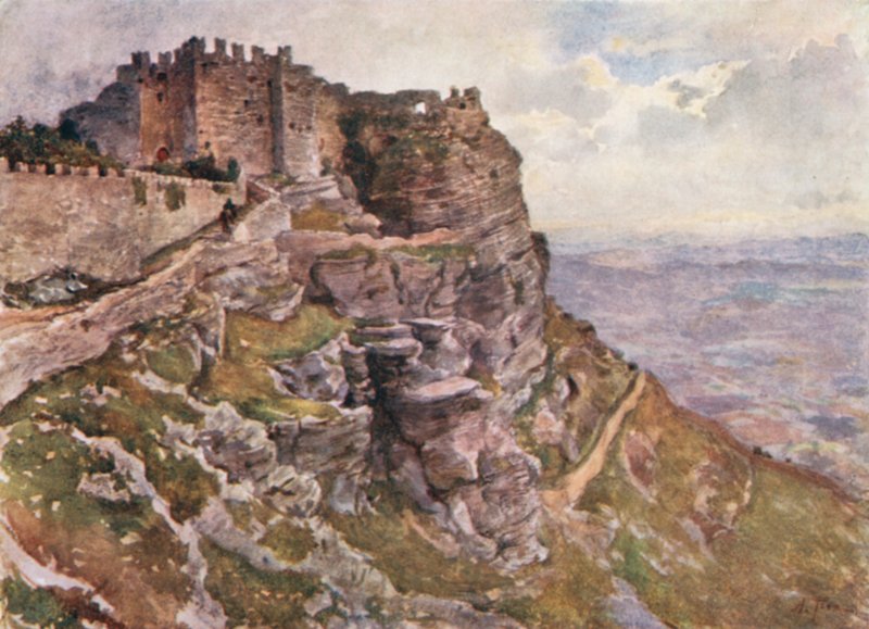 Schloss von Monte San Giuliano von Alberto Pisa