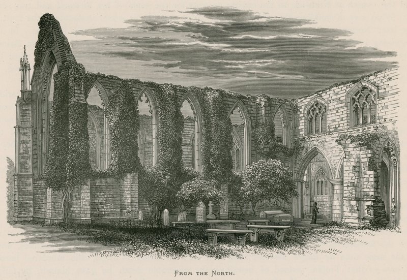 Bolton Priory, von Norden von Alexander Francis Lydon