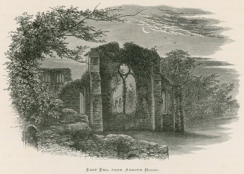 Netley Abbey, Ostende, vom Abtshaus von Alexander Francis Lydon