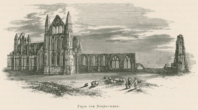 Whitby Abbey, von Nordwesten von Alexander Francis Lydon