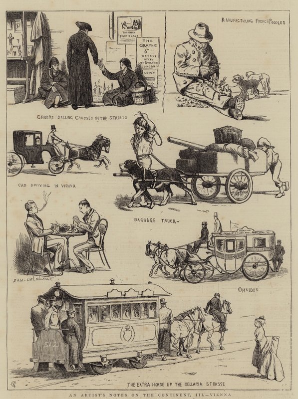 Notizen eines Künstlers auf dem Kontinent, III, Wien von Alfred Chantrey Corbould