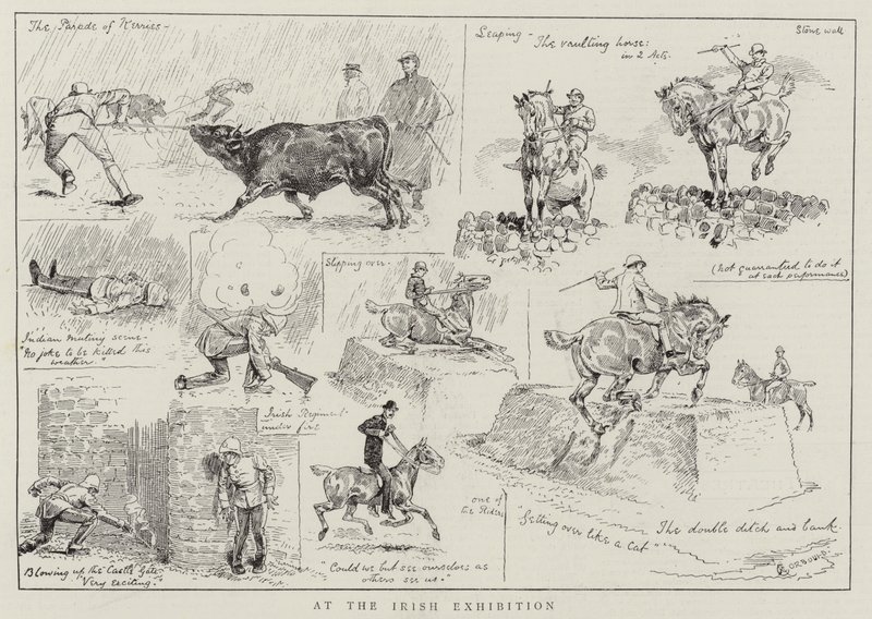 Auf der Irischen Ausstellung von Alfred Chantrey Corbould