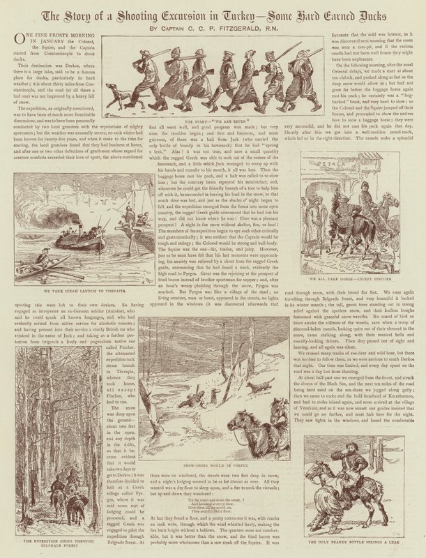 Die Geschichte eines Jagdausflugs in der Türkei von Alfred Chantrey Corbould