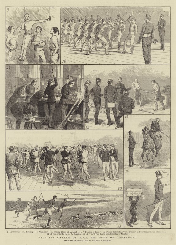 Militärische Karriere von HRH dem Herzog von Connaught von Alfred Chantrey Corbould