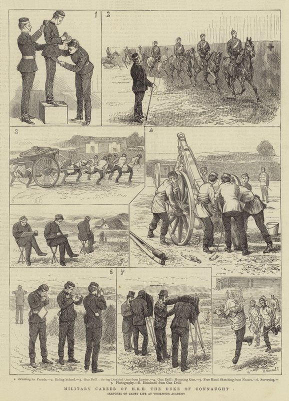 Militärische Karriere von HRH dem Herzog von Connaught von Alfred Chantrey Corbould