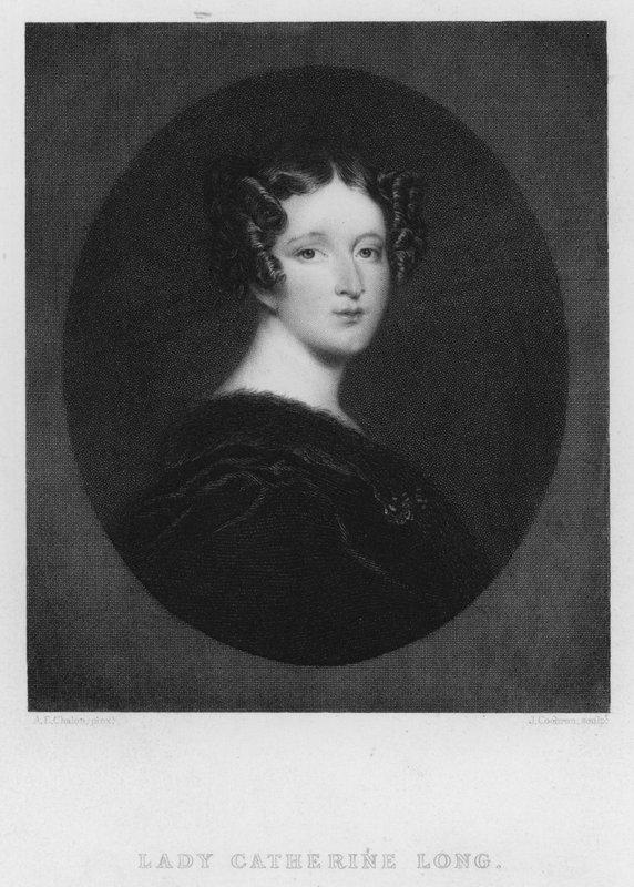 Lady Catherine Long (Stich) von Alfred Edward (after) Chalon