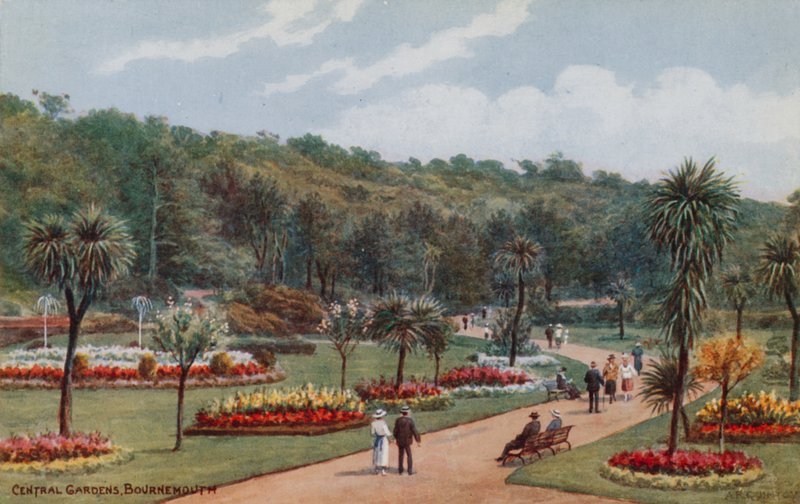 Zentrale Gärten, Bournemouth von Alfred Robert Quinton