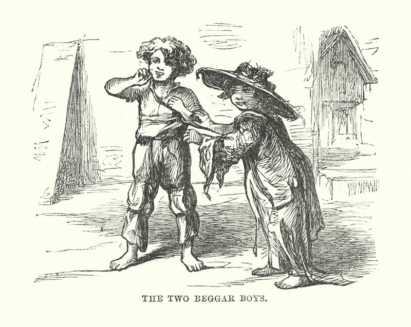 Hans Christian Andersen: Der Betteljunge von Alfred Walter (after) Bayes