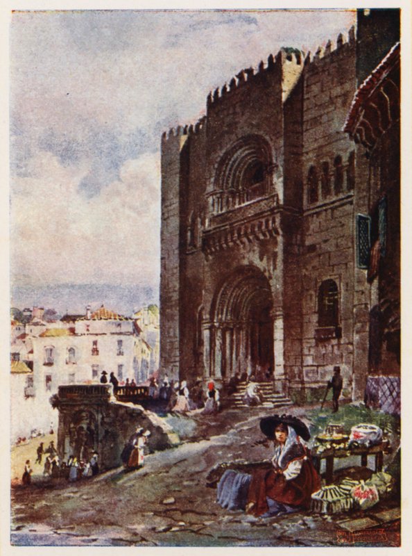 Altstadt von Coimbra, Portugal von Alfredo Roque Gameiro