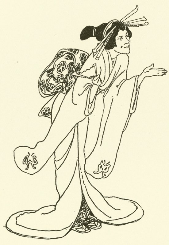 Illustration für Die Geschichte von The Mikado von Alice Bolingbroke (after) Woodward