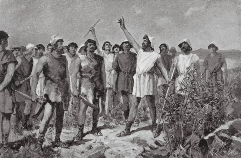 Der Aufstand der Heloten in Sparta, 464 v. Chr. von Allan Stewart