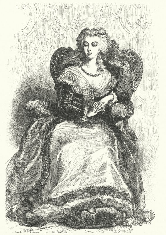 Marie Antoinette, Königin von Ludwig XVI. von Frankreich von Alphonse Marie de after Neuville