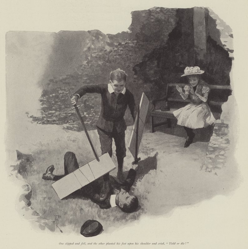 Die fünfjährige Verabredung, von Walter Besant von Amedee Forestier