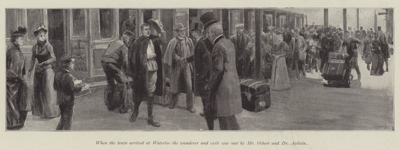 Die fünfjährige Verabredung, von Walter Besant von Amedee Forestier