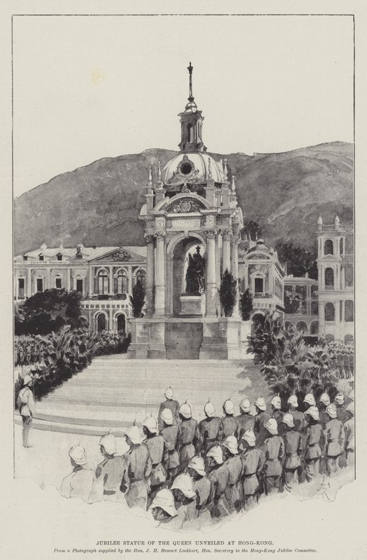 Jubiläumsstatue der Königin in Hongkong enthüllt von Amedee Forestier