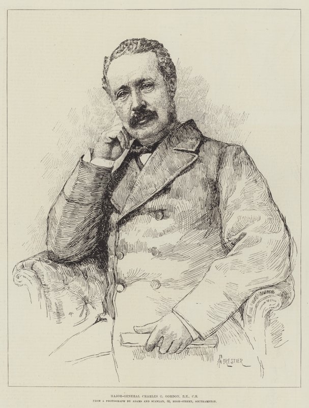 Generalmajor Charles G. Gordon, RE, CB von Amedee Forestier
