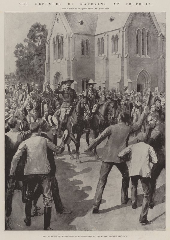 Der Verteidiger von Mafeking in Pretoria von Amedee Forestier