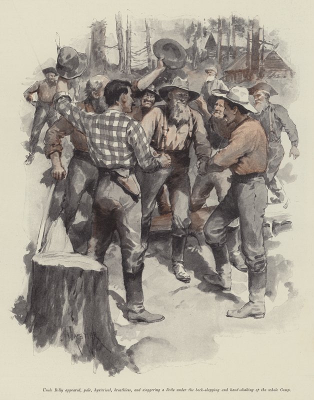 Onkel Jim und Onkel Billy, von Bret Harte von Amedee Forestier