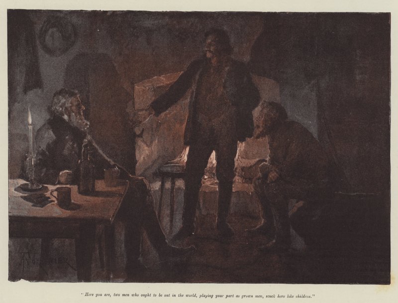 Onkel Jim und Onkel Billy, von Bret Harte von Amedee Forestier