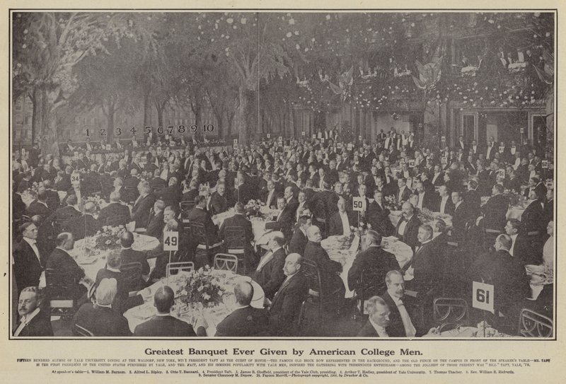 Das größte Bankett, das jemals von amerikanischen College-Männern gegeben wurde von American Photographer (after)