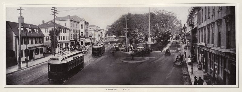 Newport, Rhode Island: Washington Square (s/w Foto) von American Photographer (after)