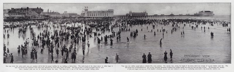 Panoramablick, Atlantic City, USA von American Photographer (after)