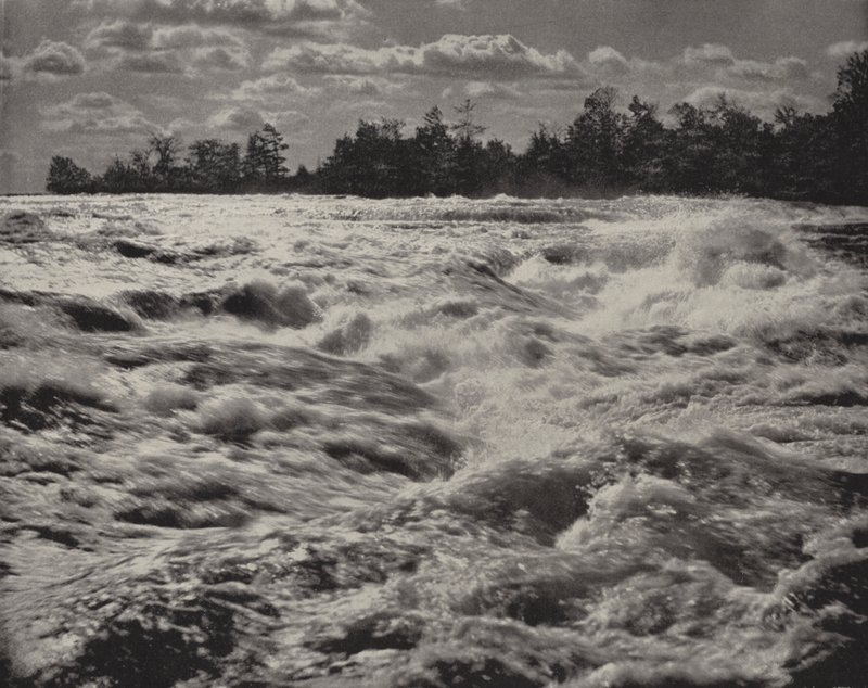 Stromschnellen des Niagara oberhalb der Fälle von American Photographer (after)