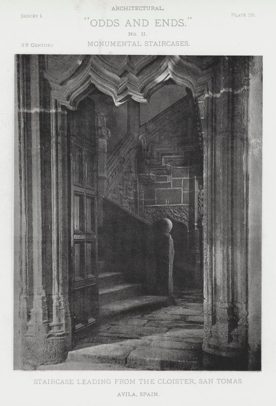 Treppe vom Kreuzgang, San Tomas, Avila, Spanien von American Photographer (after)