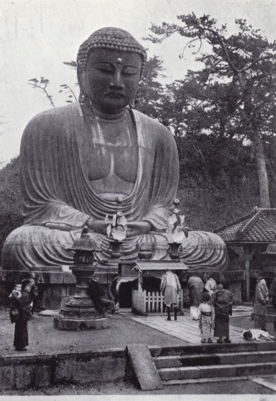 Der große bronzene Buddha, seit sechs Jahrhunderten verehrt von American Photographer (after)