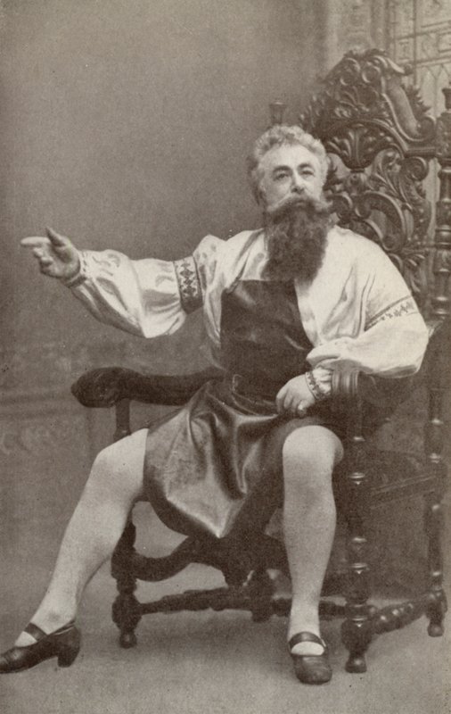 Emil Fischer, als Hans Sachs, in "Die Meistersinger von Nürnberg" von American Photographer