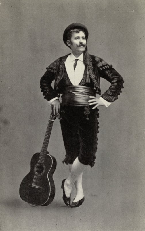 Guiseppe Campanari als Figaro in "Der Barbier von Sevilla" von American Photographer