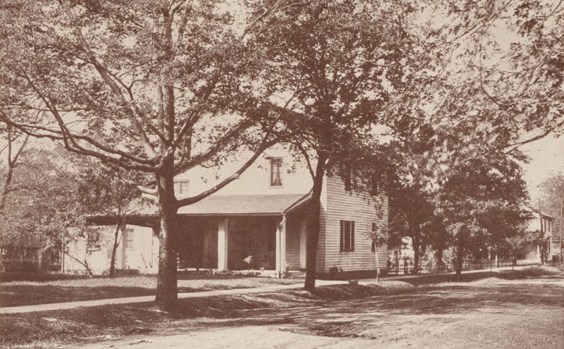 Heimat von "The Minerva", dem ersten Frauenliteraturclub, New Harmony, Indiana von American Photographer